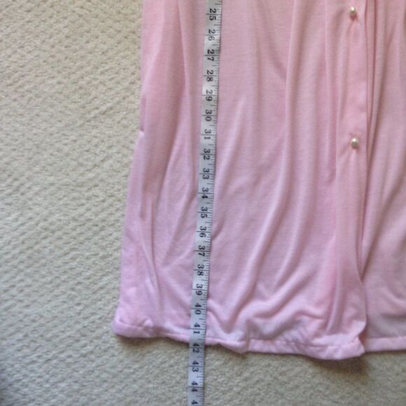 Vandemere Button Front Nightgown/Robe Pink Large - Picture 7 of 7